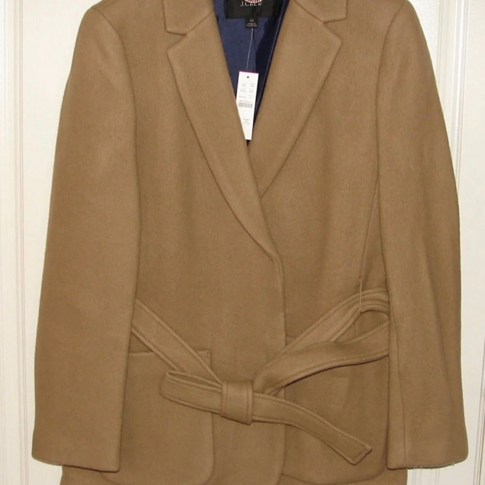 NWT J. Crew Italian Wool Blazer Coat BA530